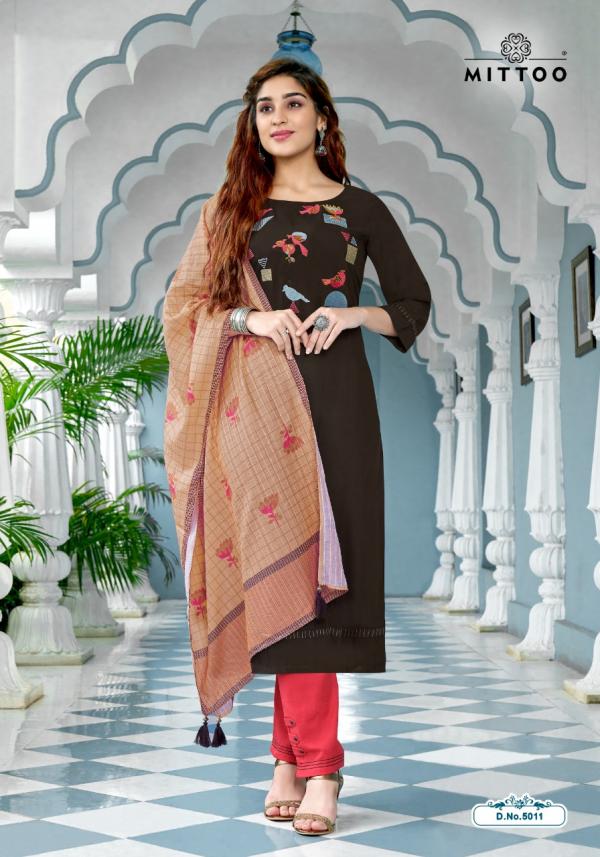 Mittoo Noor 2 Silk Embroidery Fancy Readymade Salwar 